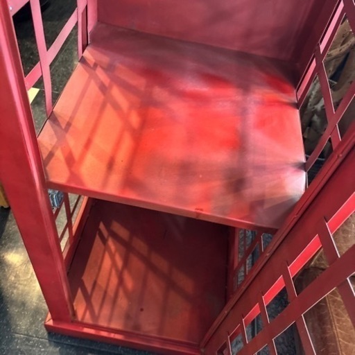ビンテージ TELEPHONE BOX イギリス ロンドン おしゃれ インテリア キャビネット 収納