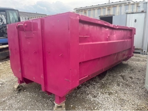 ②アームロール　コンテナ　8立米　3方開き　4トン　アームロールコンテナ