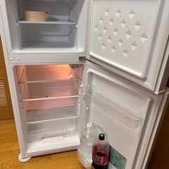【予約中】冷蔵庫 118L 2ドアの画像