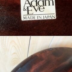 Adam&Eve 木製 モダンデザイン 木目のきれいなトレイ トレー お盆 ポストモダン レトロ　/TJ-1859 2F北の画像