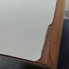 取引中チャ☆レトロ木製収納　アイボリー×オレンジ☆の画像