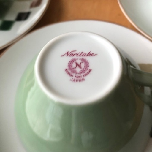 最終値下げ‼️プレミアノリタケ　兼用カップ＆ソーサー  大皿オーバル皿セット