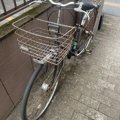 リサイクルショップどりーむ荒田店 No1360 自転車　２７インチ　シティサイクル　ギア切り替え不可のため格安♪の画像