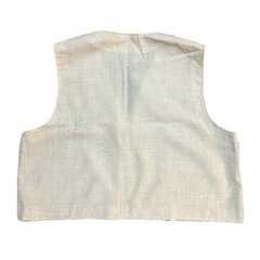 【新品未使用】ベスト　ジレ　チョッキ❤ボタンなし　シンプル　ハンドメイドの画像