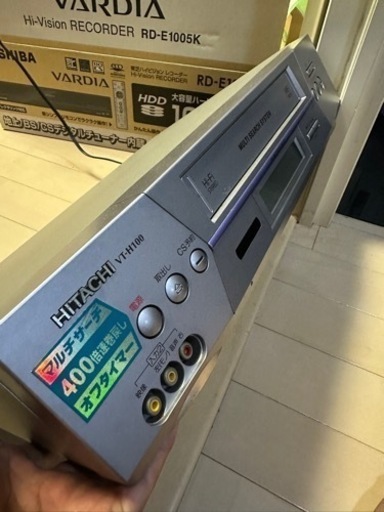 VHS 日立　ビデオデッキ