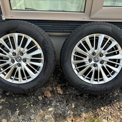 トヨタ　ヴェルファイア30系後期純正17インチタイヤホイールセット