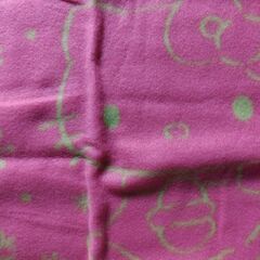 ハローキティ― ブランケット ひざ掛け (レッド) ♪の画像