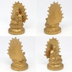 奈良 大佛尊像 大佛像 高さ8.5cm 117g 金属製 共箱付 札幌市 清田区 平岡の画像