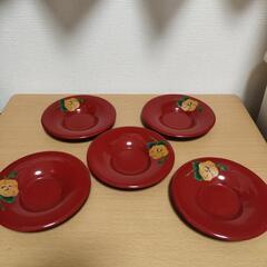 何か購入で無料！琉球うるし　茶托セット　琉球漆