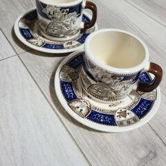 食器 ナイト コーヒーカップ BB カップ&ソーサー2客セット 美品