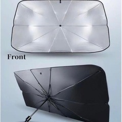 夏の必需品！傘型 サンシェード Lサイズ 車用 フロント 完全遮...