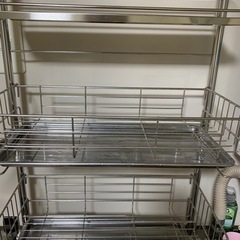 突っ張り　水切りラック　の画像