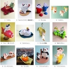✨新品✨2024年 キッチンカレンダー 猫粘土作家 高橋理佐「ね・こよみ」壁掛けの画像