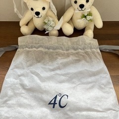 4℃ ぬいぐるみ　結婚式
