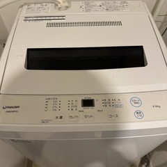 マクスゼン/MAXZEN 全自動洗濯機　JW60WP01 2019年製　6kg お譲りしますの画像