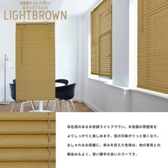ブラインド ライトブラウンの画像