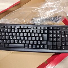 未使用品　USB接続　スタンダードフルキーボード TK-FCM007シリーズ  TK-FCM007BKの画像
