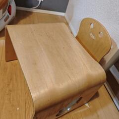 【無料】子供用椅子・机セット