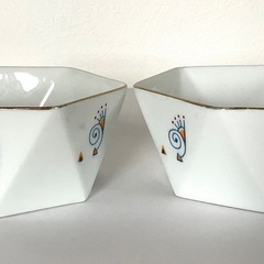 【中古】たち吉 TACHIKICHI TABLEWARE 食器セット 小鉢 2個セット　レトロ　デザート小鉢の画像