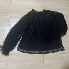 【新品】重ねボリュームチュールブラウス/F