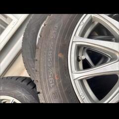 195/65R15  グッドイヤー22年製タイヤホイールセット　バリ溝の画像