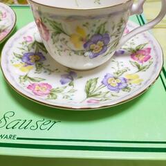 MAKOMA  アソートカップ&ソーサー　5客セット　コーヒーカップティーカップの画像