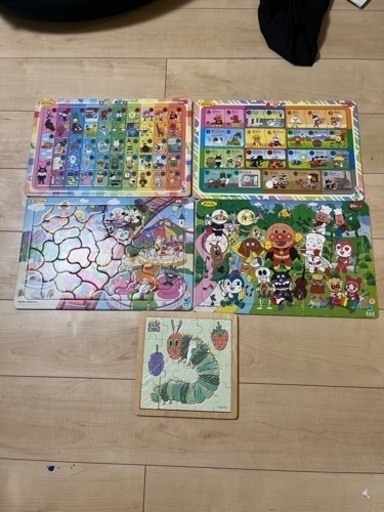 アンパンマン　アオムシ　7枚おもちゃ パズル