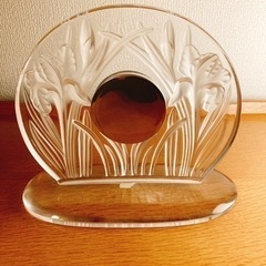 ラリック　置き時計　LALIQUE アイリスの画像