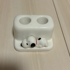 スヌーピー　歯ブラシ立ての画像