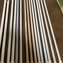 突っ張り棒②55-90センチ2本の画像