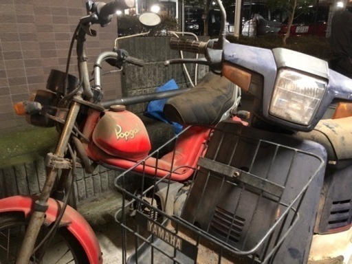 ヤマハ　　ジョグとポップギャル