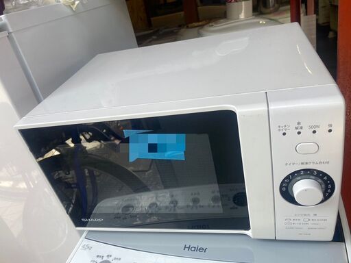 ☆中古￥12,000！SHARP　電子レンジ　家電　RE-TM18-W型　2023年製　【BG118】