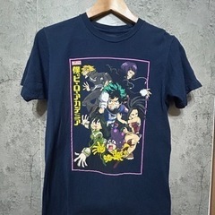 1枚1700円　僕のヒーローアカデミア　tシャツ  半袖　ネイビ...