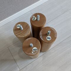 無印良品 脚付マットレス用の木製脚 20cmの画像