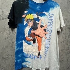 レア　うずまきナルト　tシャツ タイダイ　 ビンテージ 半袖　ア...