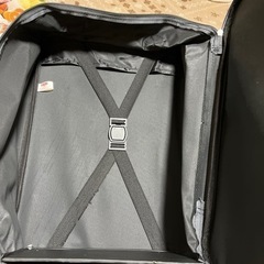 キティー柄　軽い2輪キャリー　ネット決済ではありません。　黒の画像