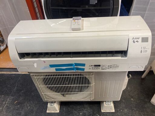☆中古￥24,800！MITSUBISHI　6畳用2.2kwルームエアコン　家電　2020年製　MSZ-GV2219-W型　【BG124】