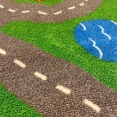 IKEA ストラボ　ラグ　グリーンの画像