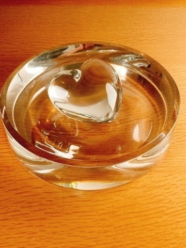 バカラ　ハート　灰皿　Baccrat