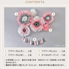 【新品】誕生日 バースデー 飾り ペーパーファン デコレーション ガーランド 飾り付けの画像