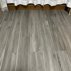 【7/25処分】クリックeuca　アッシュチャコール　DIY フローリング フロアタイル　150mm×935mm 　約6.3帖分の画像