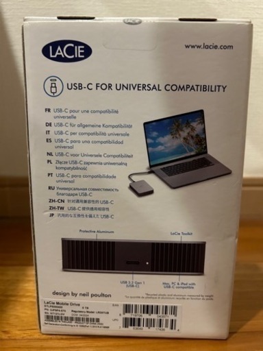 ラシー(LaCie) LaCie 外付けHDD ハードディスク 5TB Mobile Drive Mac/iPad/Windows対応