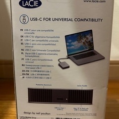 ラシー(LaCie) LaCie 外付けHDD ハードディスク 5TB Mobile Drive Mac/iPad/Windows対応 ムーン・シルバー 3年保証 STLP5000400の画像