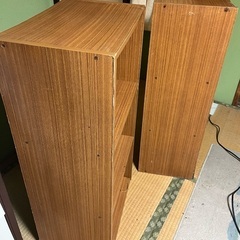 差し上げます！7月末に処分予定★2個セット★3段のカラーボックスの画像