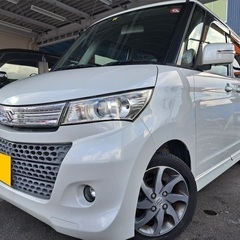 走行10万キロ台☆月々9千円〜分割払い可❗️ 車検2年付き！【名義変更代込み】大人気☆スズキ パレットSW XS☆HDDナビ付き☆走行中DVD観れます☆ETC付き☆電動スライドドア☆ドラレコ☆スマートキー☆フルオートエアコン☆純正アルミ☆事故修復歴無し☆そのまま乗って帰れます‼️の画像