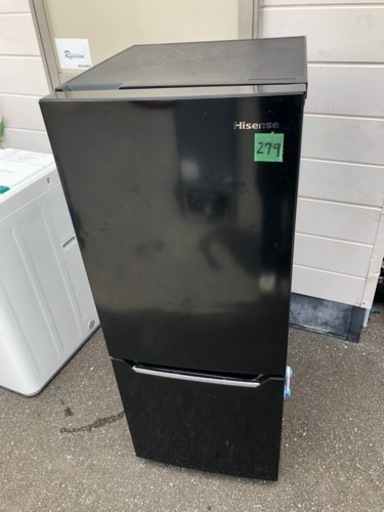 NO 279 福岡市内配送設置無料✨  2021年　冷蔵庫 パールブラック HR-D15CB [2ドア /右開きタイプ /150L