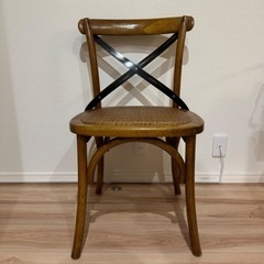 関家具　ウッド　スチール　チェア　ダイニングチェア