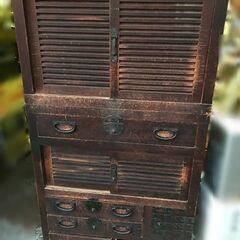 唐木家具の茶箪笥（飾り棚・違い棚）買取　名古屋近郊　愛知県 - 名古屋市