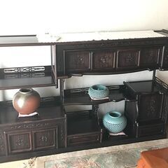 唐木家具の茶箪笥（飾り棚・違い棚）買取　名古屋近郊　愛知県 - 地元のお店