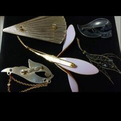 断捨離❗️昭和レトロなヴィンテージ系ブローチまとめ売りの画像